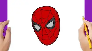How to draw Spiderman easy (Spiderman Homecoming)