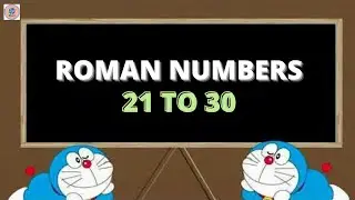 Roman numbers | Roman numbers 21 to 30 | Roman numerals | Numbers 21 to 30| Roman ginti 21 se 30 tak