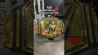 Preview of Fanatics Fest NYC 👀🔥 #wwe #fanaticsfest #fanatics  #2024
