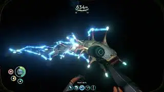 Subnautica atmospheric: Swimming to the bottom of the Blood Kelp Trench