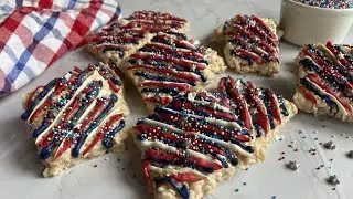Fourth of July Rice Krispies Treats 🇺🇸