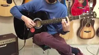 Электроакустическая гитара Fender Squier SA-105CE