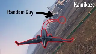 DOING KAMIKAZE ON RANDOM PEOPLE IN GTA V! (Part 2)