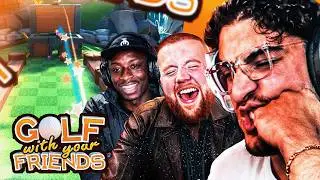 EXCITING ROUND OF GOLF⛳😂 with Mcky, Ali, 65, Mehdi & CO🔥