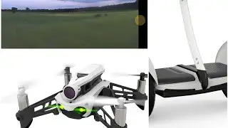 Segway Ninebot mini lite follow the Parrot Mambo fpv Minidrone