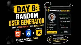 Day 6: Random User Generator (AI Teaches Me Full Stack)