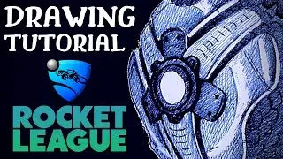 How to Draw the Ball from ROCKET LEAGUE - Drawing Tutorial
