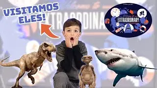 💥SUPER LEGAL - UM DIA COM JURASSIC PARK🦖, E.T👽 E TUBARÃO🦈 - WELCOME TO EXTRAORDINARY COM A GENTE