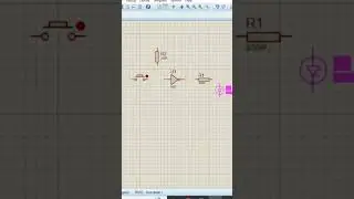 NOT gate simulation in the Proteus