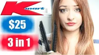 Testing the $25 3 in 1 KMART Hairstyler!!