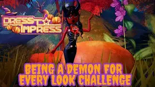 Dress to Impress Being a DEMON in EVERY Outfit!