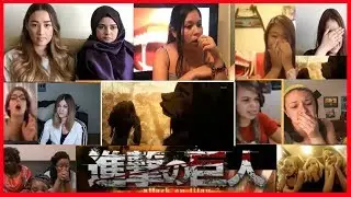 Eren's Mother Death | Girls Reaction【 SUB ESP, ENG】 進撃の巨人 - 外国人の反応