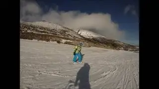 enrredando en la nieve