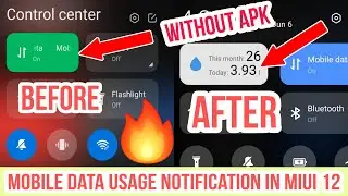 Mobile Data Usage MIUI 12 🔥🔥🔥