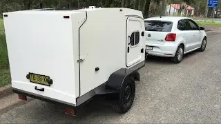 Square back Teardrop Camping Trailer   --SOLD--