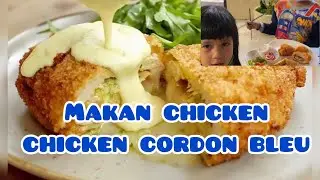 KEPEDESAN MAKAN CHICKEN CORDON BLEU | Makan di Tomohon Manado