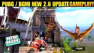 😱OMG!!🔥FINALLY I PLAYED NEW MODE BGMI \ PUBG NEW DINOSAUR MODE PUBG 2.6 UPDATE IS HERE/ RICKS GAMING