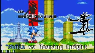 Sonic Vs Roaring Knight | Sonic 3 AIR Mod