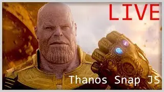 [Highlight Live] ThanosSnap.js - Coder le *SNAP* de Thanos en JavaScript | Partie 1