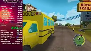 The Simpsons Hit & Run No Mission Warps in 1:39:59.9