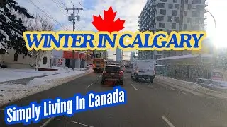 Driving Around In Calgary/Winter Time/Simply Living In Canada