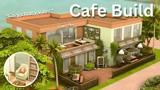 sims 4 build no cc : Coastal cozy cafe 🌴 | The Sims 4