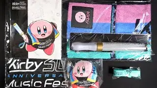 Kirby 30th Anniversary Music Fest. Original Goods