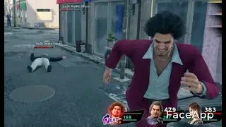 Yakuza 7 - Brawler Ichiban vs. Homeless (NO DAMAGE & PARTY w/ STYLE) (480p)