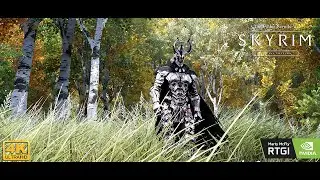 [4K] SKYRIM SE Ultra modded Next-Gen forest with RAYTRACING