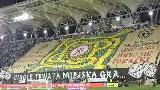 ŁKS Łódź - Widzew Łódź 1st Half (2) Tifo 18.02.2024
