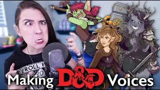Voice Actor Improvises Voices for People's D&D Characters