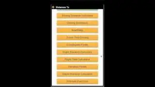 Distances To Android App