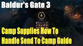 Baldur's Gate 3, Camp Supplies , How To Handle, Send To Camp Guide