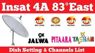 Insat 4A 83°East  Dish Setting And  Channels List