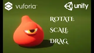Unity 3d : How To Create Augmented Reality AR Application With Drag, Rotate And Scale Actions