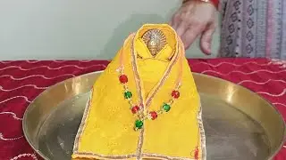 मैया की बहुत ही सुंदर घर पर बनाई हुई ड्रेस#fashion #viral #navratri