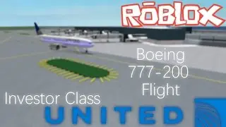 ROBLOX - United Airlines Boeing 777-200 Investor Class