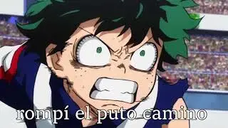 I will never lose my way Todoroki vs Midoriya