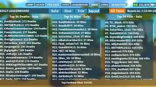 ISLAND ROYALE, Leaderboard Again