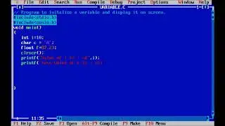C Program to initialize different variables at  compile time || By C Technofest