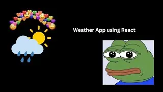 Weather App using React