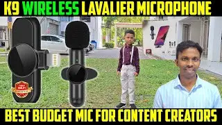 🎤 K9 Wireless Lavalier Microphone Review: Best Budget Mic for Content Creators? 🎬