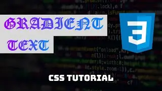 Pure CSS Text Gradient | Cool Coding Tamil