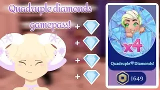 Buying the last gamepass I need in royale high! :D (x4 Diamonds)