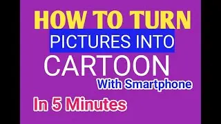 How to turn pictures into cartoon  -  Turn pictures into cartoon on Android in just 5 minutes.