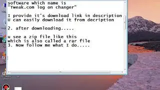 How to change the logon screen in Microsoft Windows 7 // very easy method