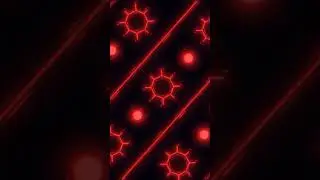 Glass Shapes (Red) | Looping Background | After Effects | 2023 | #shorts