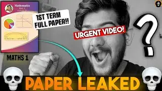 🤯Class 10 Maths 1st TERM Paper L*AKED !🤯10th class math 1 first term exam paper 2025-26 |