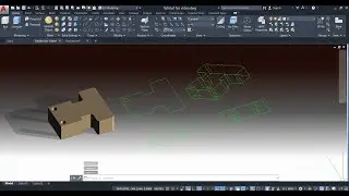 How to make 2D from 3D drawing in AutoCAD using FLATSHOT command