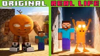 HELP Herobrine To Choose And Win The Stop Bedrock Wall! | Minecraft Animation